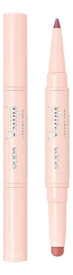 Помада-карандаш для губ 2 в 1 Vamp! Creamy Duo: 006 Насыщенный розовый