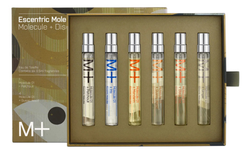 Molecule Discovery Set : набор 6*8,5мл (Patchouli+Iris+Mandarin+Guaiac Wood+Black Tea+Ginger)
