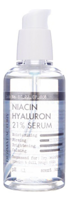 Увлажняющая сыворотка для лица с ниацинамидом и гиалуроновой кислотой Niacin Hyaluron 21% Serum 80мл