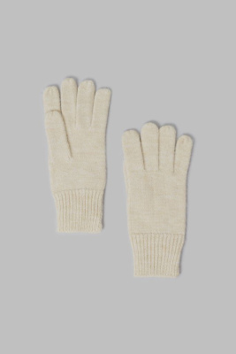 Вязаные перчатки с шерстью