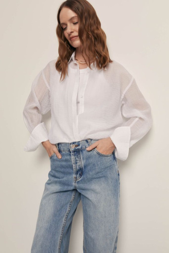 Блузка свободного силуэта