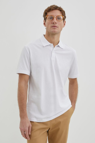 Поло из хлопка свободного кроя