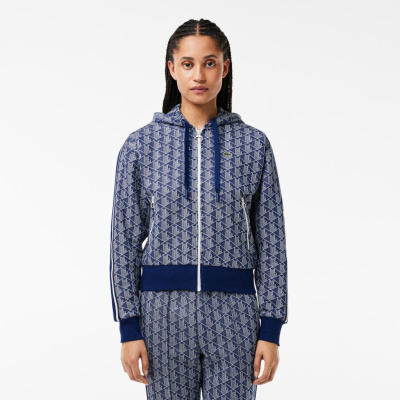 Женская жаккардовая толстовка Lacoste