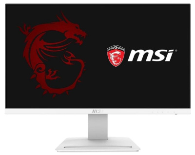 Монитор 23,8" MSI PRO MP243XW 9S6-3PB5CH-201 1920x1080, 16:9, IPS, 300cd, 1000:1, 100M:1, 4ms, 178/178, DP, HDMI, 100Hz, Speakers, Tilt, VESA, white