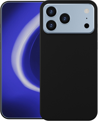 Клип-кейс Krutoff Soft Case для Apple iPhone 17 Pro Max Чёрный