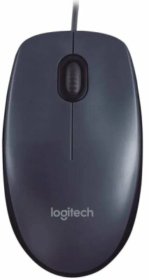 Проводная мышь Logitech M90 Чёрно-серая