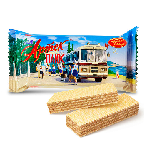 Вафли Артек плюс, Пензенская кондитерская фабрика, 100 г