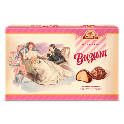 Конфеты в коробке Визит, Бабаевские, 215 гр.