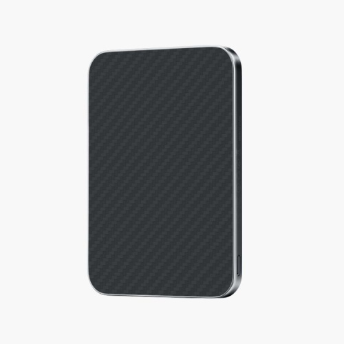 Внешний аккумулятор Keephone Brendy Slim MagSafe 5000mAh кевлар (арамид) черно-серый в полоску