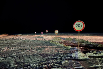 На автозимнике Эбелях – Саскылах в Якутии повысили грузоподъемность / ЯСИА   Республика Саха (Якутия)