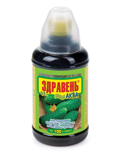 Удобрение Здравень АКВА для огурцов, тыквенных и бахчевых культур
