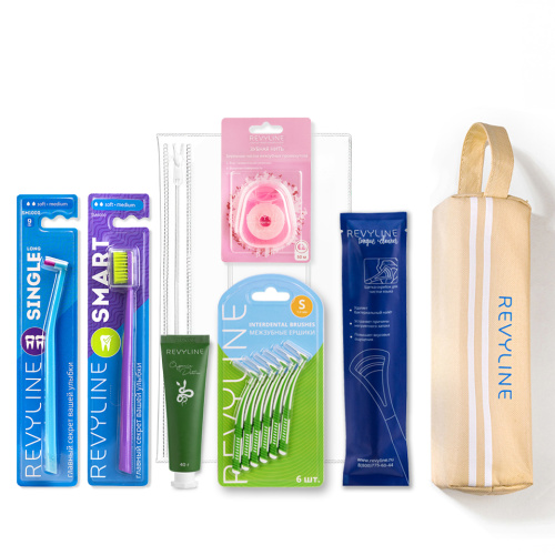 Набор профилактический Revyline с пеналом, бежевый