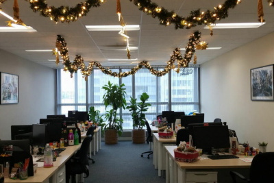 Юрист предупредил о штрафах за украшение рабочих мест к Новому году / ЯСИА   