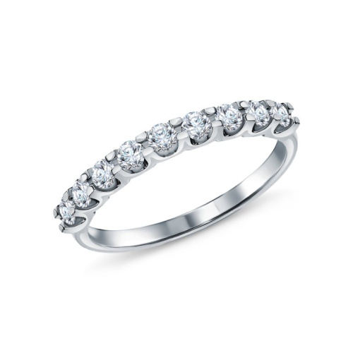 Золотое кольцо с бриллиантами природными