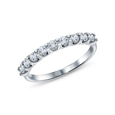 Золотое кольцо с бриллиантами природными