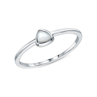 Серебряное кольцо с перламутром природным