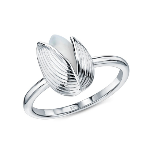 Серебряное кольцо с перламутром природным