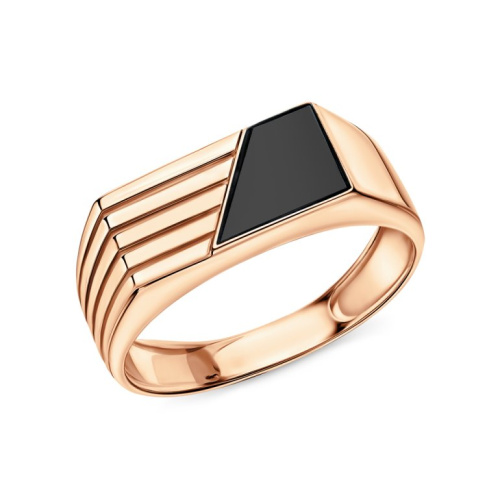 Золотое кольцо с фианитами