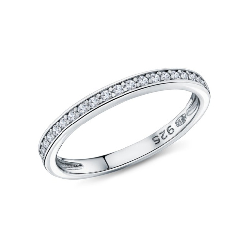 Серебряное кольцо с фианитами