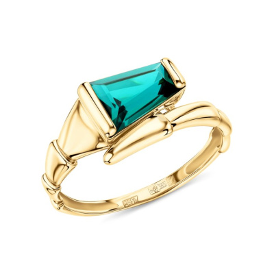 Золотое кольцо с ситаллами