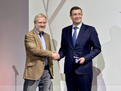 Губернатору Нижегородской области вручён почётный знак СЖР "За поддержку прессы" /    