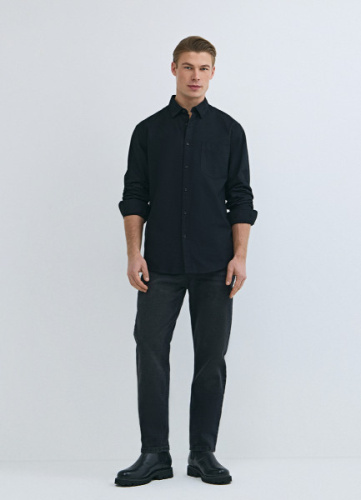 Зауженные джинсы, Серый