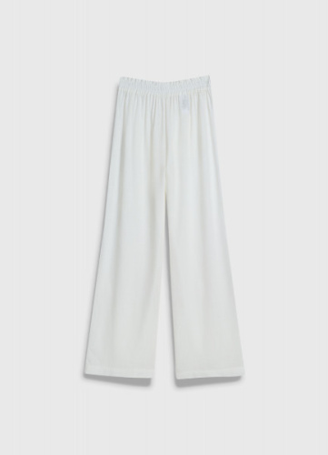 Текстильные брюки для девочек, Белый