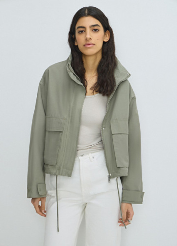 Лёгкая короткая куртка, Желтый