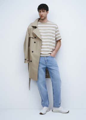 Прямые джинсы, Голубой