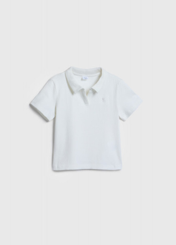 Поло для девочек, Белый