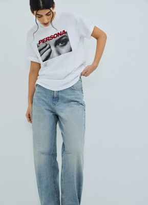 Футболка с фотопринтом, Белый