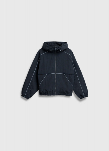 Ветровка для девочек, Черный