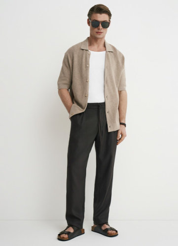 Брюки из лиоцелла, Коричневый