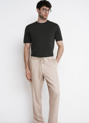 Брюки из лиоцелла, Бежевый