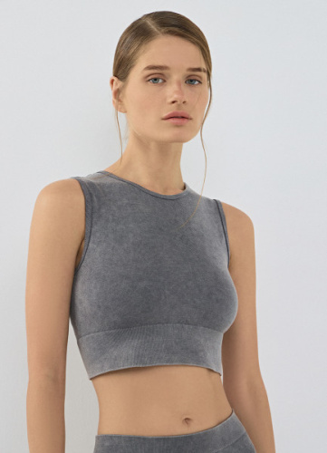 Бесшовный топ, Серый