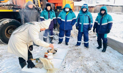 В Кысыл-Сыре началось строительство общежития для работников «Сахатранснефтегаза» / ЯСИА   
