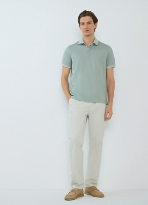 Брюки из микротвила, Белый