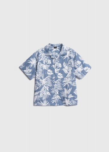 Рубашка из микротвила для мальчиков, Голубой