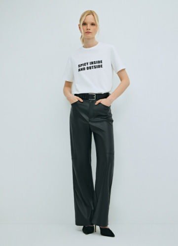 Футболка с принтом, Белый