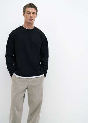 Базовый свитшот, Черный