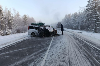 Три человека погибли в ДТП в Мегино-Кангаласском районе / ЯСИА   