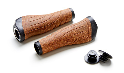 Эргономичные грипсы Clark's CE234-Cork (черный / коричневый 130 мм)