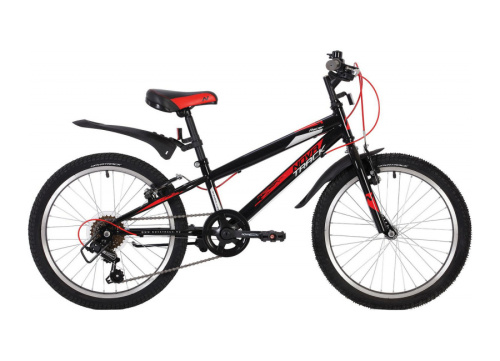 Детский велосипед Novatrack Racer 20, год 2020, цвет Черный