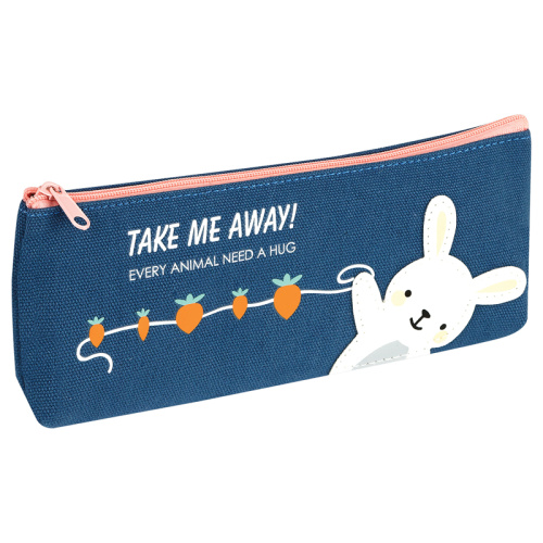 Пенал мягкий MESHU "Happy rabbit" 210*82*40 мм, канвас