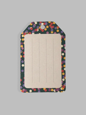 Бирка "Конфетти зеленая"