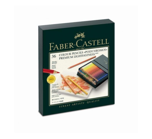 Набор карандашей цветных Faber-castell "Polychromos" 60 шт проф-ные в металле