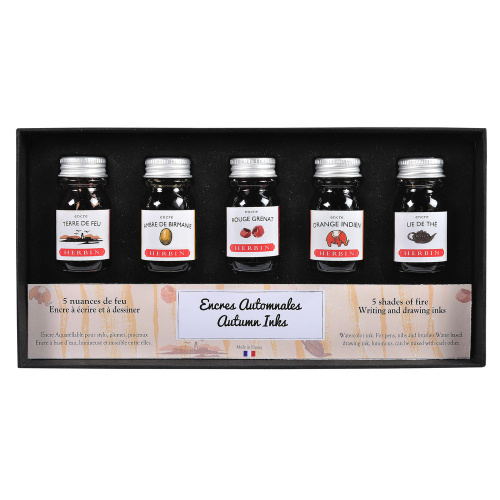 Набор чернил Herbin Autumn, 5цв*10 мл