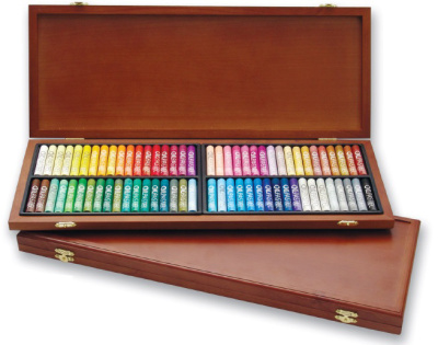 Набор масляной пастели Mungyo 72 цв, в деревянной коробке