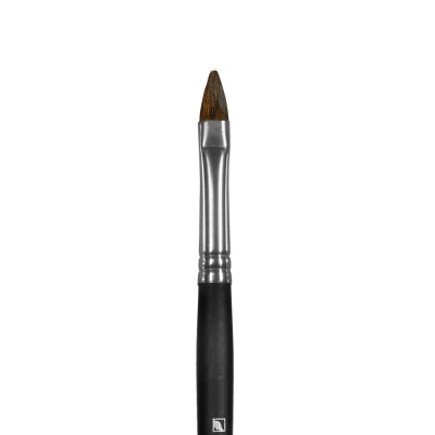 Кисть белка №8 овальная Альбатрос "Профи" длинная ручка