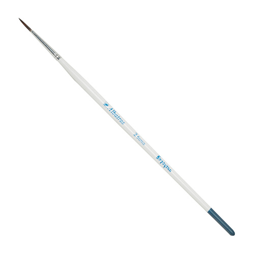 Кисть белка №2 круглая Альбатрос "Баргузин" короткая ручка